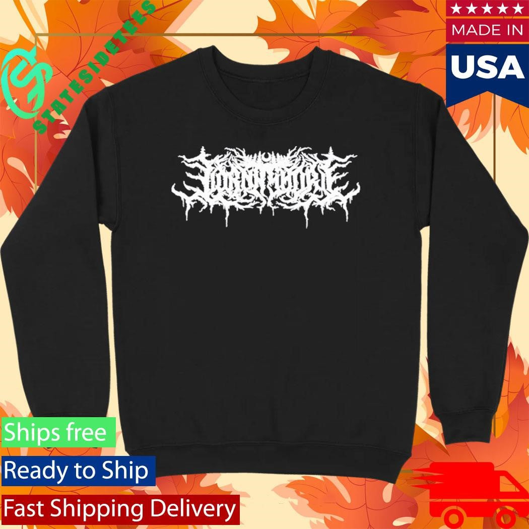 Lorna Shore White Logo Puff Shirt