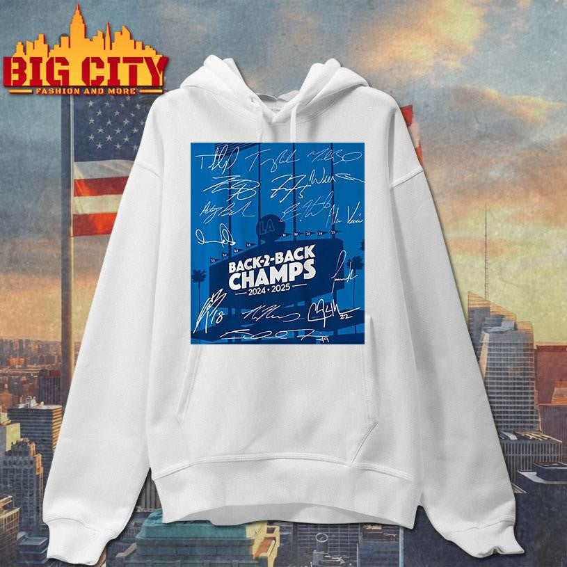 Los Angeles Baseball Back-to-Back Champs Shirt