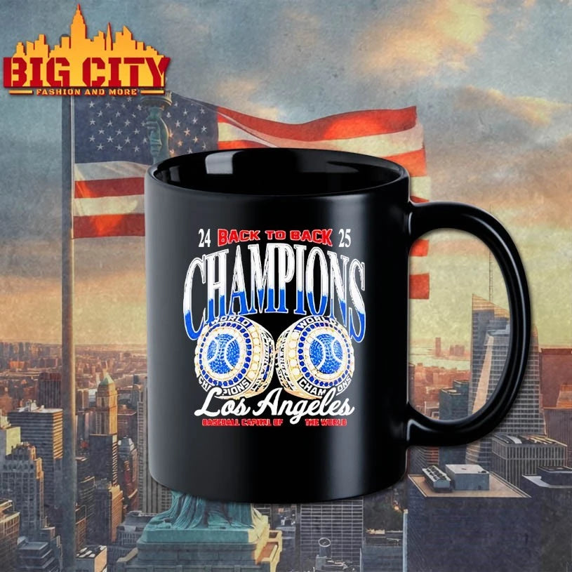 Los Angeles Baseball Capital Of The World Back To Back Champions shirt