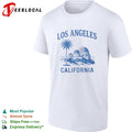 Los Angeles California palm tree observatory travel shirt