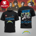Los Angeles Chargers Green Day Saviors 2025 Go Chargers Two Sided Shirt