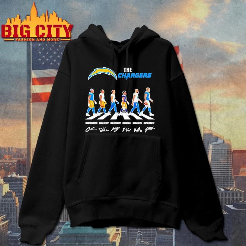Los Angeles Chargers Player Walking Abbey Road Signatures Shirt