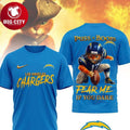 Los Angeles Chargers Puss In Boots Fear Me If You Dare Christmas Two sided Shirt
