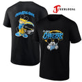 Los Angeles Chargers x Gangsta Mickey Mouse middle finger shirt