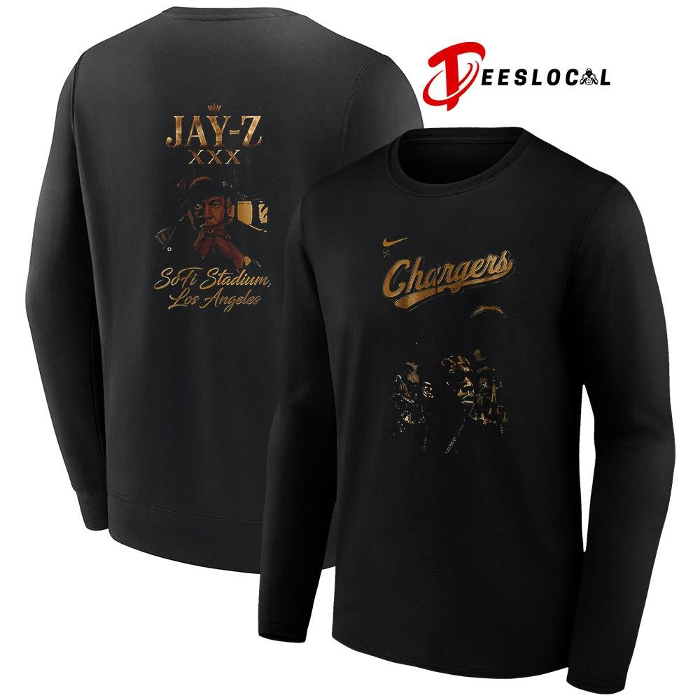 Los Angeles Chargers x JAY Z XXX Sofi stadium graphic shirt