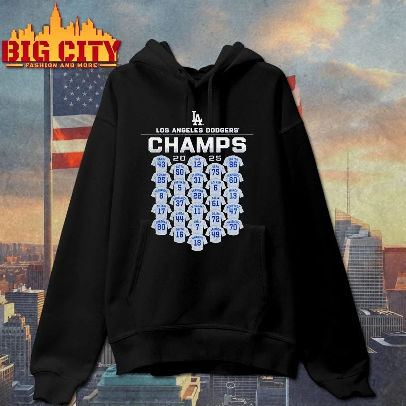 Los Angeles Dodgers 2025 Champs All shirt members shirt