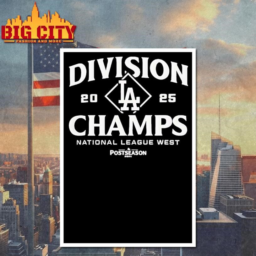 Los Angeles Dodgers 2025 National League West Division Champions Shirt