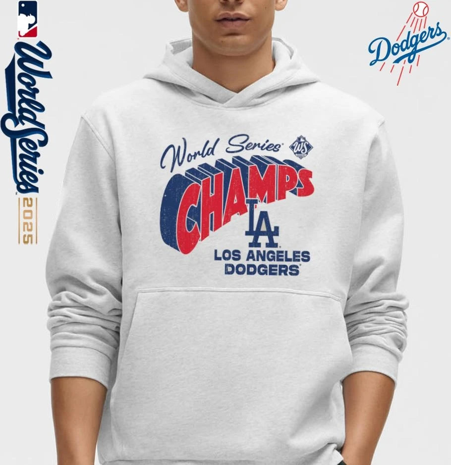 Los Angeles Dodgers 2025 World Series Champions Choke Up Tri-Blend T-Shirt