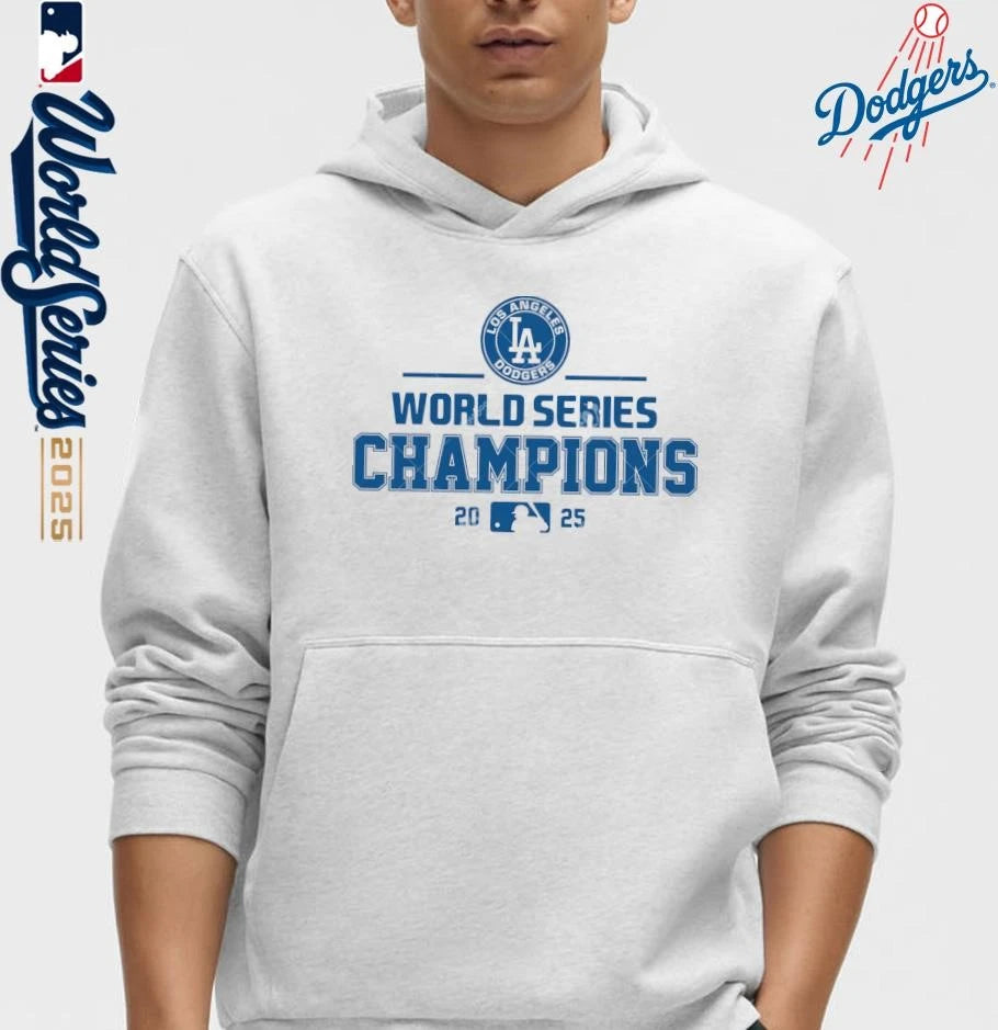 Los Angeles Dodgers 2025 World Series Champions Official Logo T-Shirt