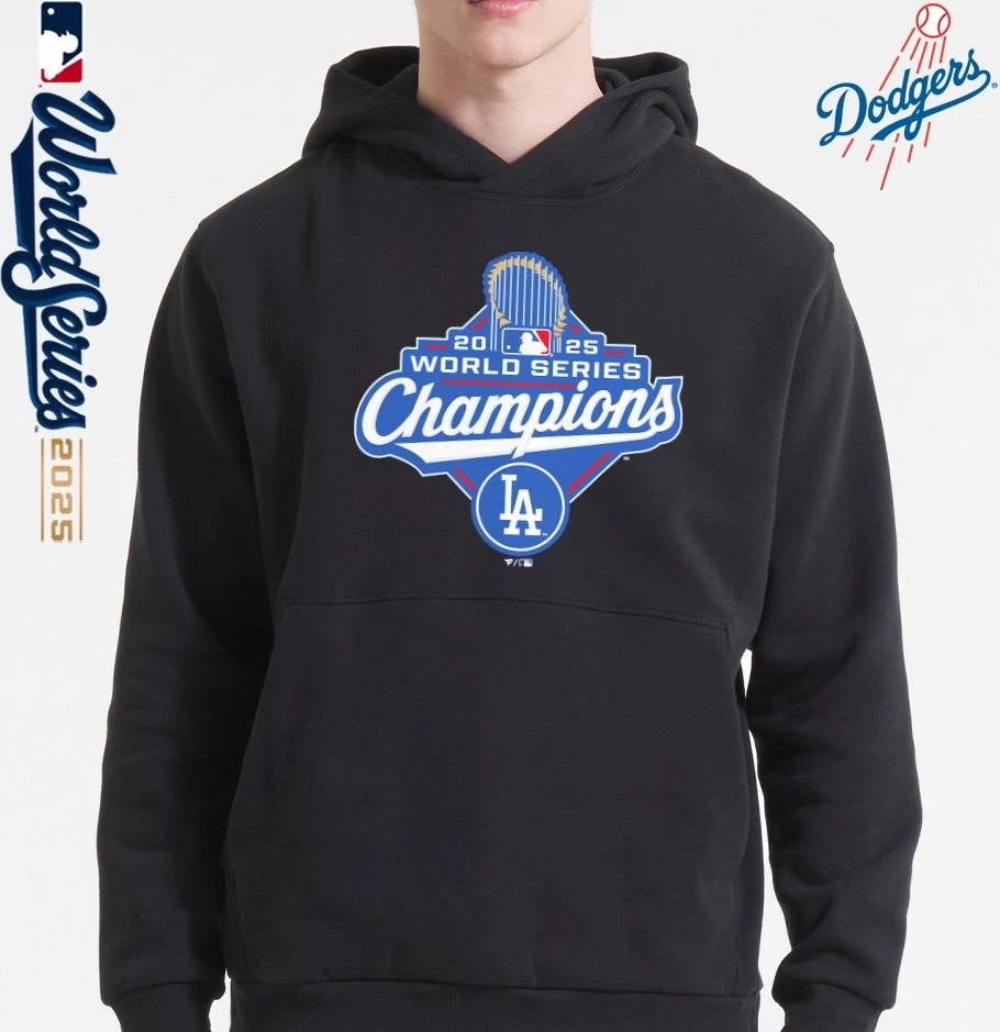 Los Angeles Dodgers 2025 World Series Champions Official Logo Limited T-Shirt