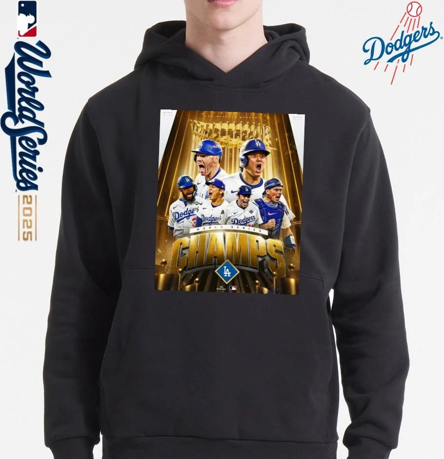 Los Angeles Dodgers 2025 World Series Champions Poster T-Shirt