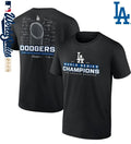 Los Angeles Dodgers 2025 World Series Champions Signature Roster T-Shirt
