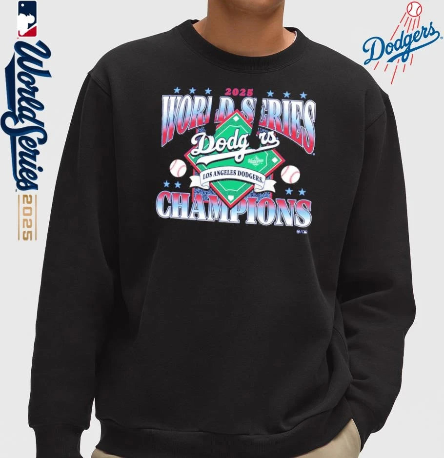 Los Angeles Dodgers ’47 2025 World Series Champions Hoodie T-Shirt