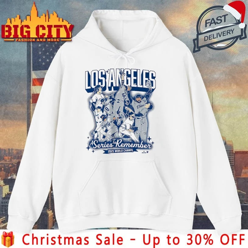 Los Angeles Dodgers A Series to Remember 2025 World Champs Shirt