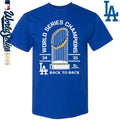 Los Angeles Dodgers Back-To-Back World Series Champions T-Shirt