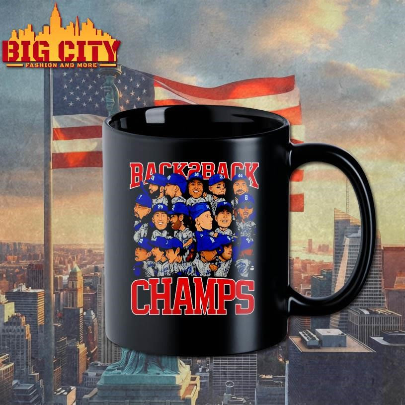 Los Angeles Dodgers Back To back Champions 2025 Shirt
