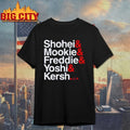 Los Angeles Dodgers Baseball MLB Ampersand Stars Shohei Mookie Freddie Yoshi And Kersh Shirt