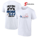 Los Angeles Dodgers Father Day this is what an awesome dad looks like shirt