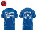 Los Angeles Dodgers First Responders Night x MLB Game Two Sided Shirt