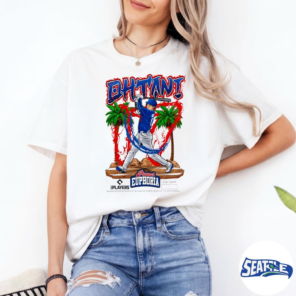 Los Angeles Dodgers MLB 2026 Shohei Ohtani V5 Planet Euphoria Art shirt