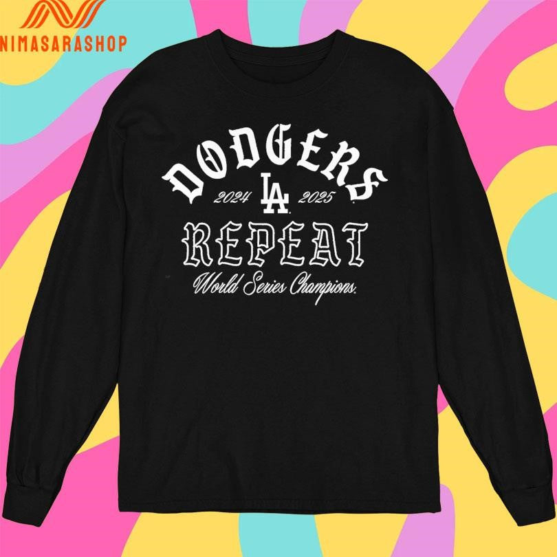 Los Angeles Dodgers Repeat World Series Champions 2024-2025 Shirts