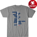 Los Angeles Dodgers World Champs Acrostic names shirt