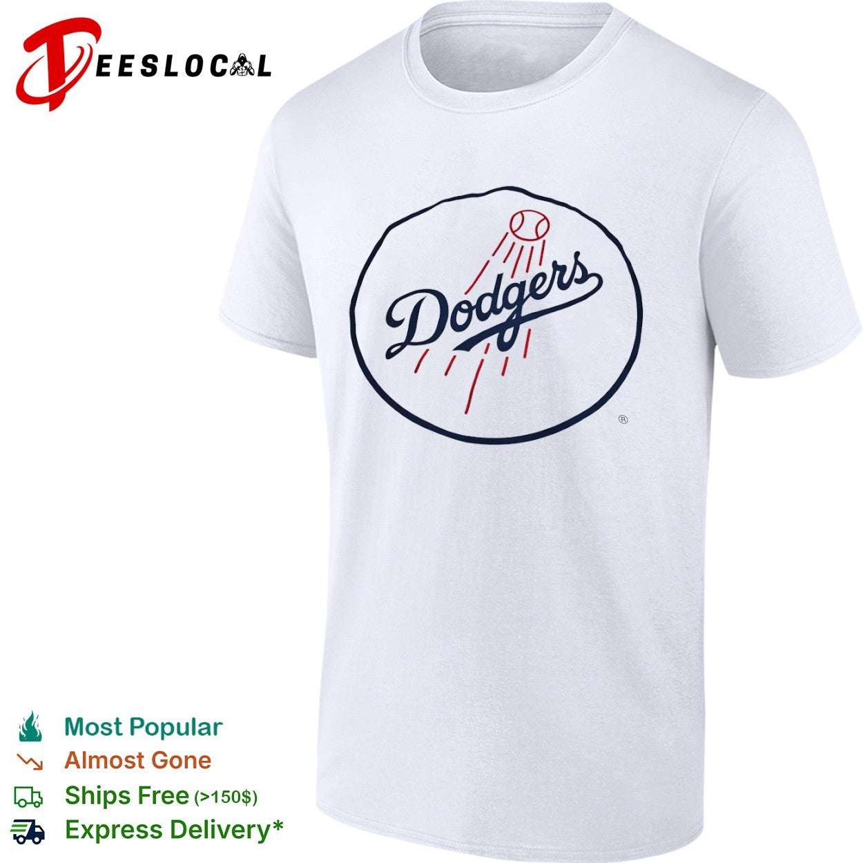 Los Angeles Dodgers baseball shirt