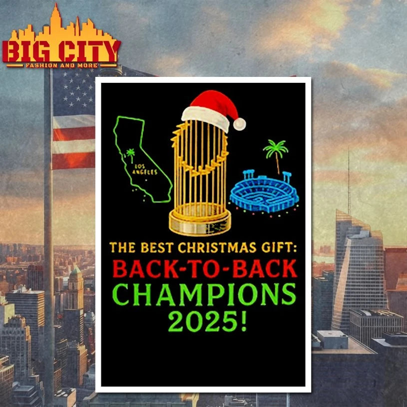 Los Angeles Dodgers the best Christmas Gift Back to back champions 2025 Shirt