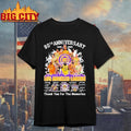 Los Angeles Lakers 80th Anniversary 1946-2026 Skyline Signatures Thank You For The Memories Shirt