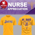 Los Angeles Lakers Nurse Night Of Appreciation 2025 Christmas Two Sided Shirt