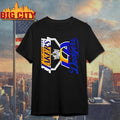 Los Angeles Teams Dodgers Kings Lakers and Rams logo shirt
