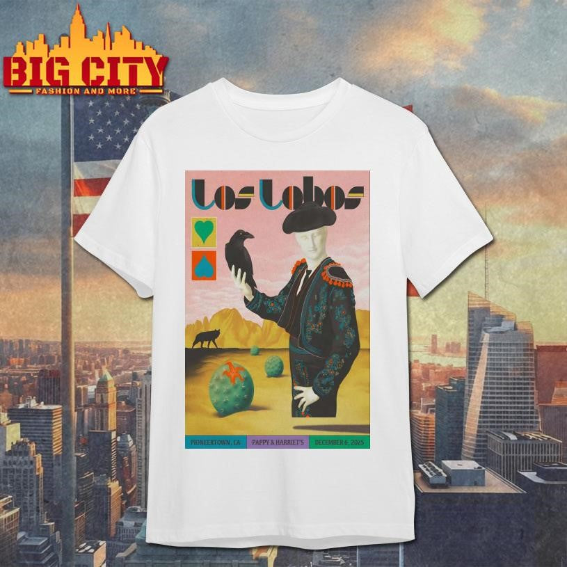 Los Lobos Dec 6 2025 Pappy &amp; Harriet’s In Pioneertown CA Poster Shirt