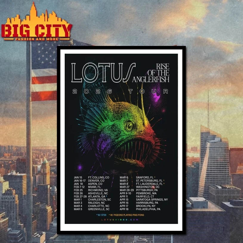 Lotus Psychedelic Tour 2026 Poster shirt