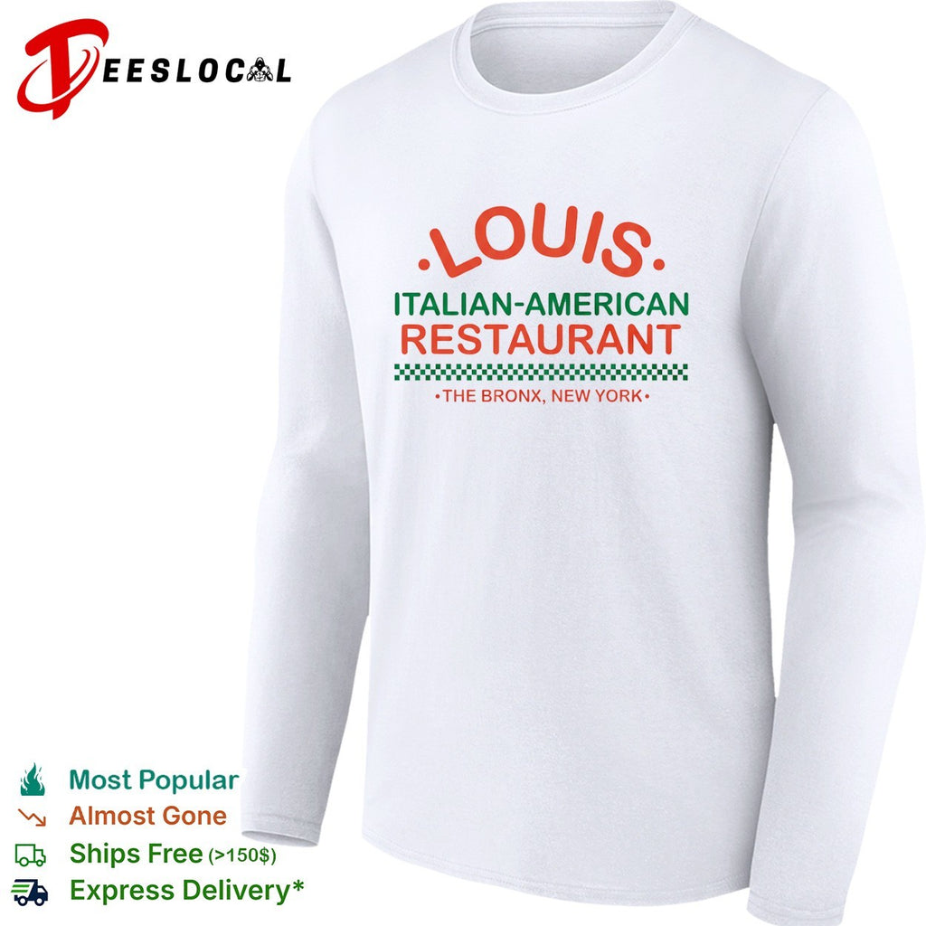 Louis Italian-American Restaurant The Bronx New York vintage shirt