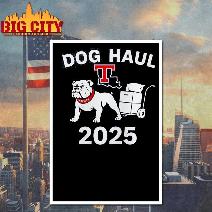 Louisiana Tech Bulldogs New 2025 Dog Haul Shirts