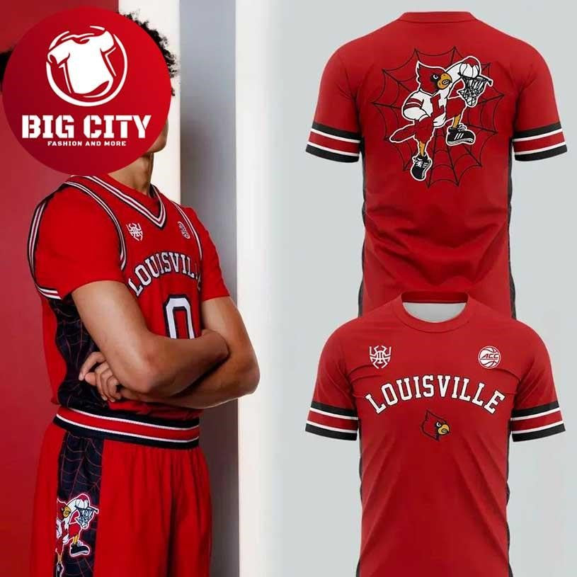 Louisville Basketball x Donovan Mitchell SpidadMitchell Two Sided Shirt