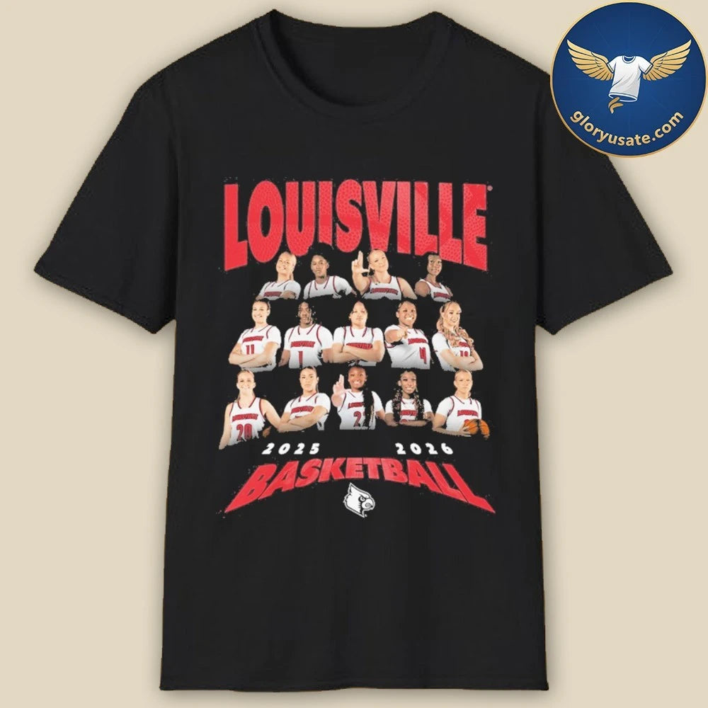 Louisville Women’s Basketball Black Team Shirt