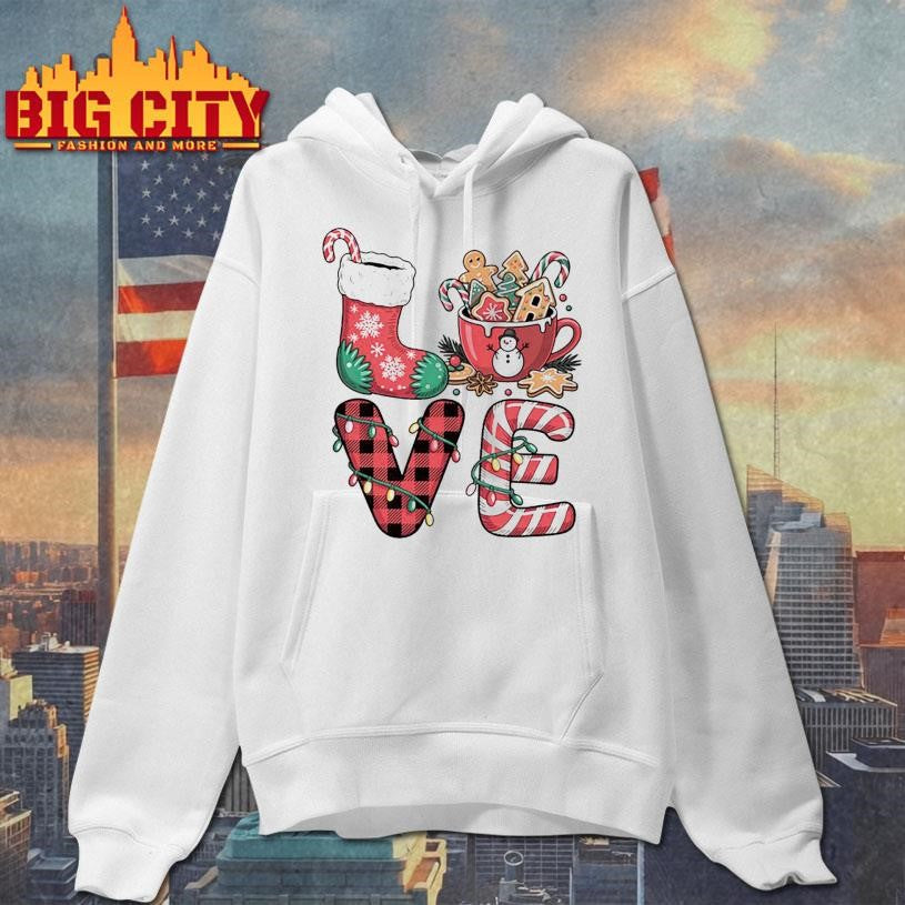Love Coffee Christmas Xmas Coffee Cup Shirt