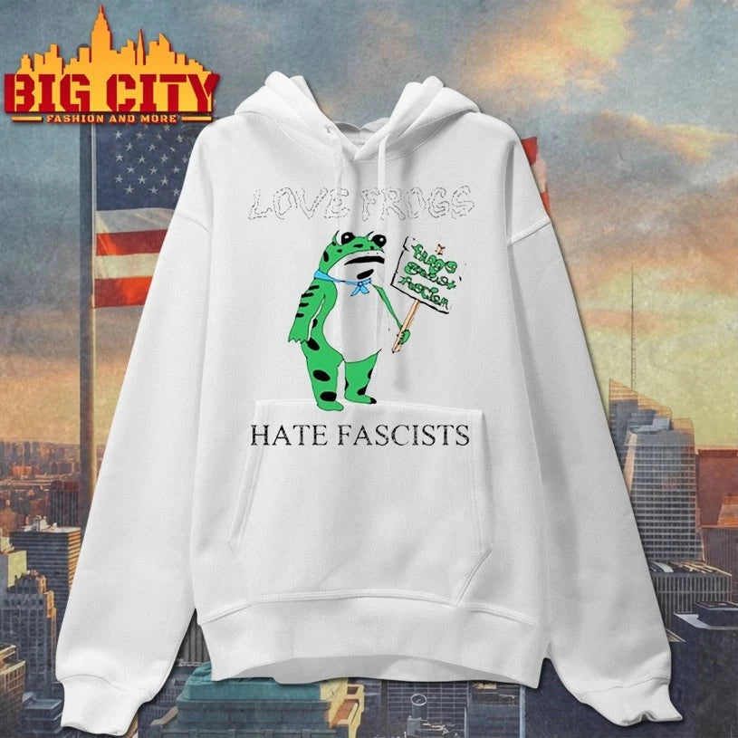 Love Frogs Hate Fascism Tour Shirt