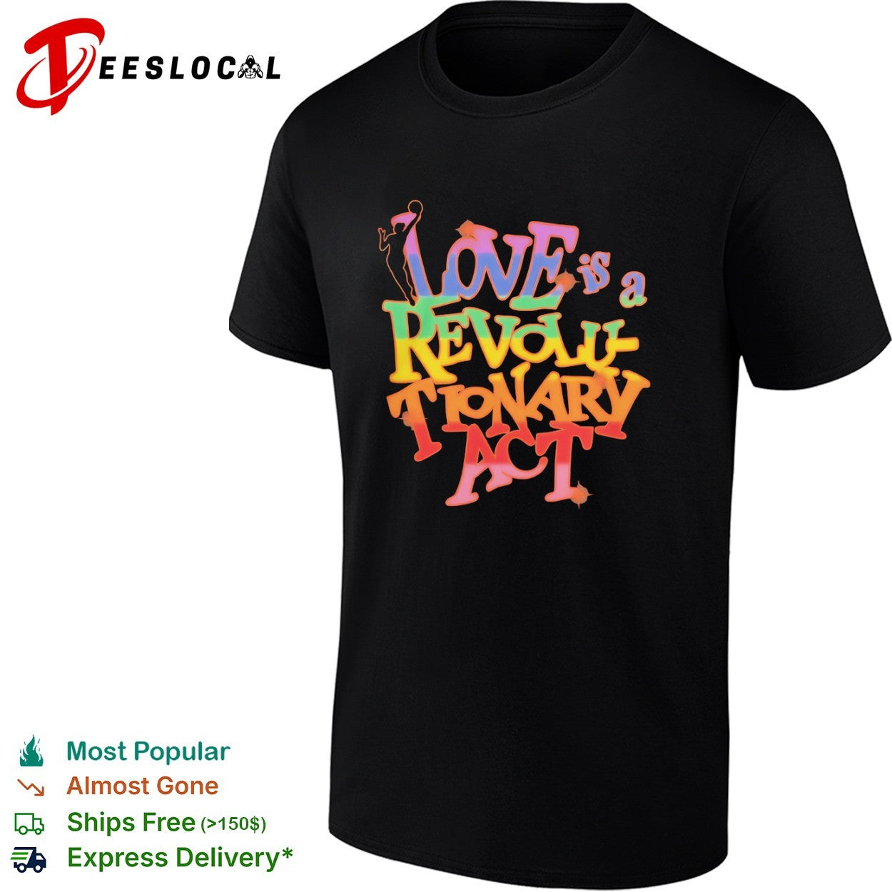 Love Is A Revolutionary Act Playas Society basketball rainbow shirt