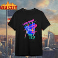 Love Snow Hate I C E Retro 80S Style Neon Skiing t-shirt
