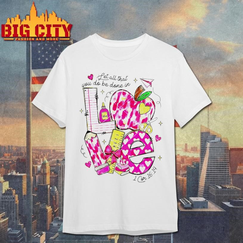 Love Teacher Valentine’s Day Shirt