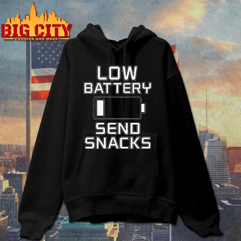 Low Battery Send Snacks Shirt