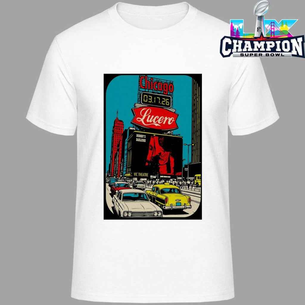 Lucero In Chicago Il On Mar 17 2026 Shirt