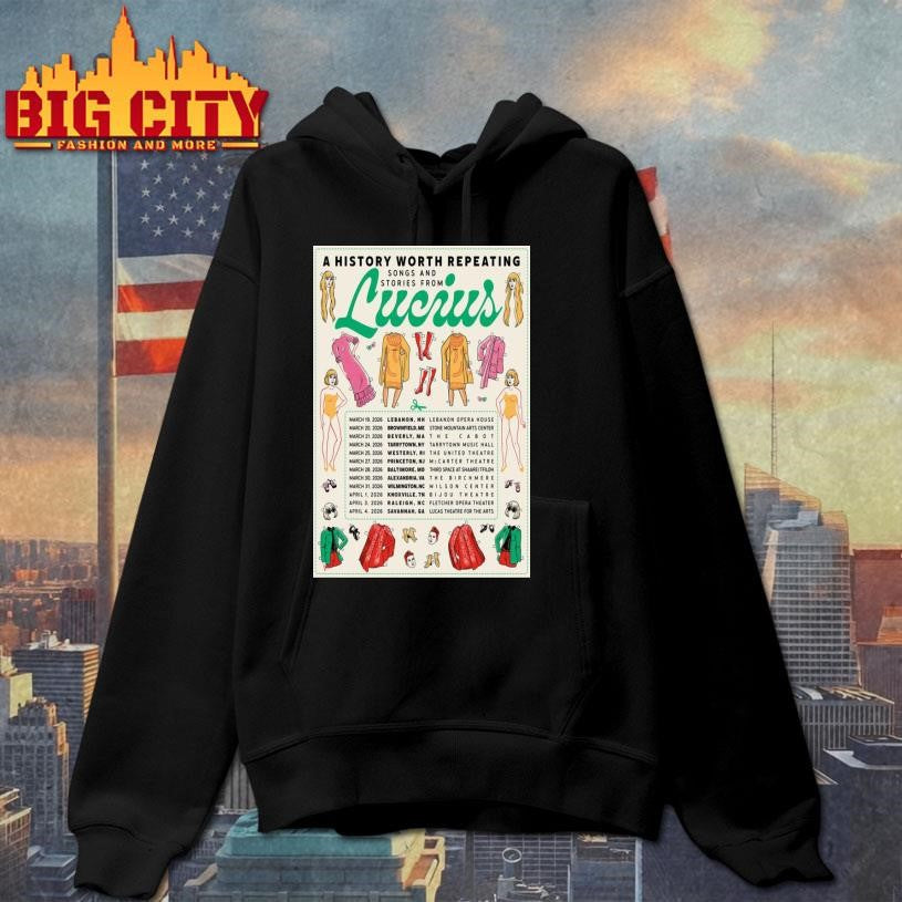 Lucius March &amp; April Tour 2026 Poster Shirt