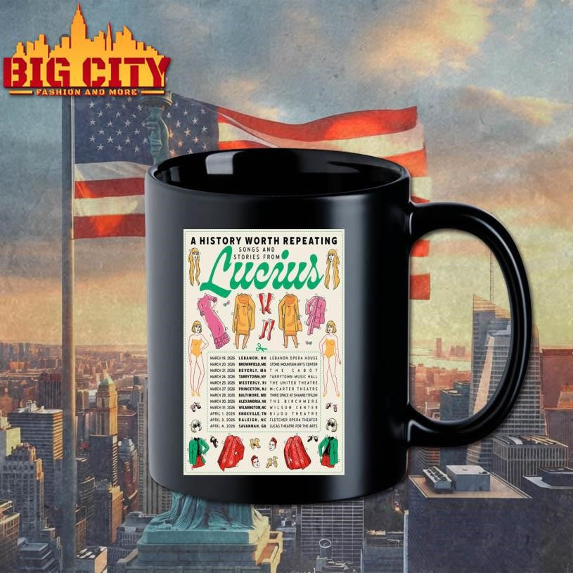 Lucius March &amp; April Tour 2026 Poster Shirt