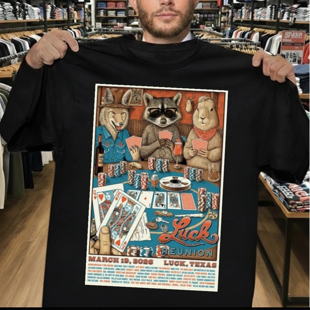 Luck Reunion March 19 2026 Luck, Texas Concert Poster Shirt