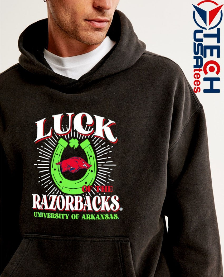Luck of The Arkansas Razorbacks Team St. Patrick’s Day shirt