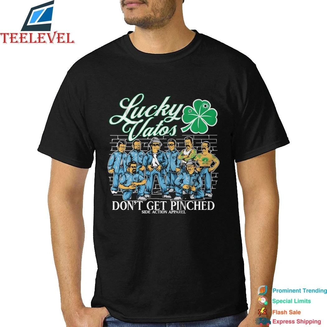 Lucky Vatos Don’t Get Pinched St. Patrick’s Day Shamrock Shirts