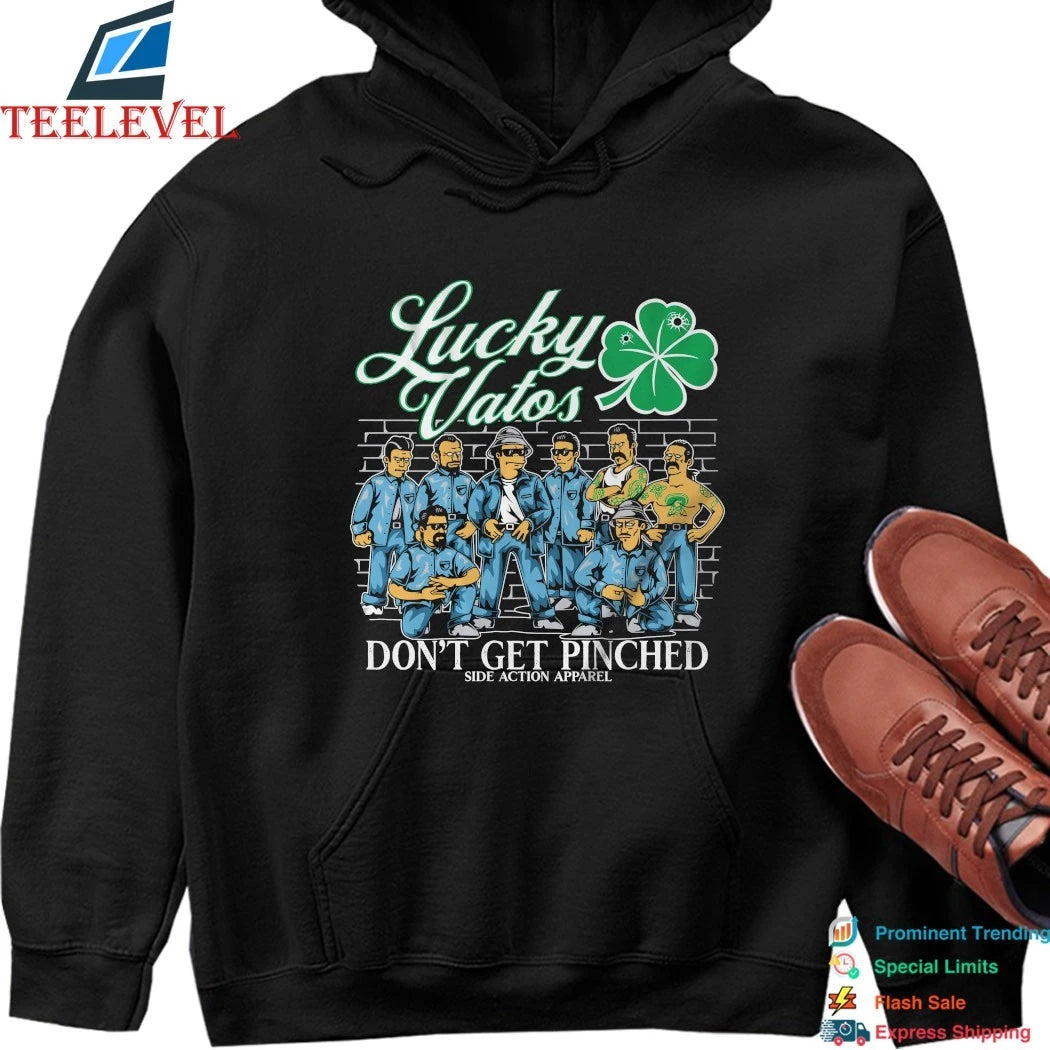 Lucky Vatos Don’t Get Pinched St. Patrick’s Day Shamrock Shirts